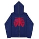 thumbnail image 1 of Sudadera con esternón oscura Y2K europea y americana, sudaderas con capucha para hombres y mujeres, pareja gótica, sudadera con cremallera larga de gran tamaño Harajuku, 1 of 5