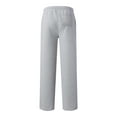 thumbnail image 6 of CHENge Boys Girls Casual Joggers Sweatpants Elastic Waist Athletic Pants Straight Leg Open Bottom With Pockets For Sports Light Gray,9-10 Years, 6 of 6
