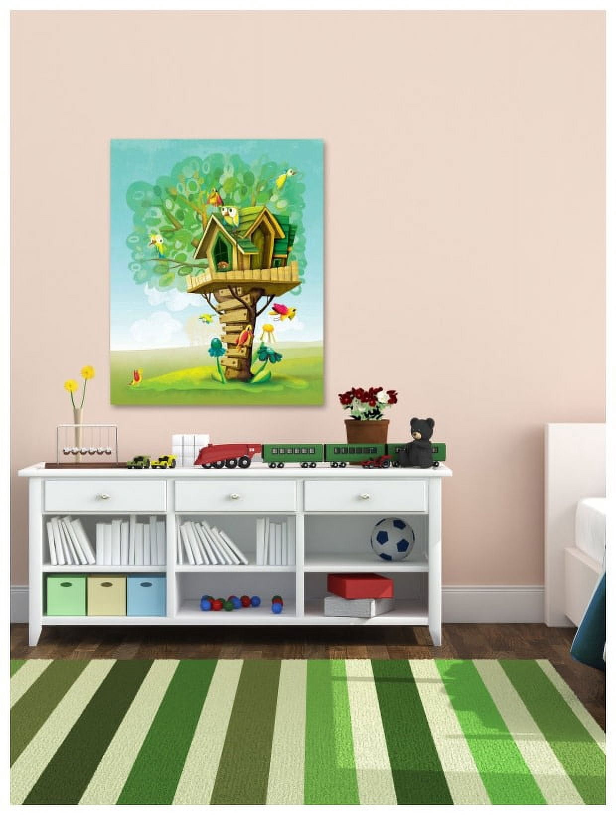 Marmont Hill "Tree House" by Curtis Painting Print on Canvas