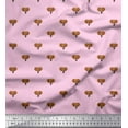 thumbnail image 1 of Soimoi Velvet Fabric Elephant Face Animal Decor Fabric Printed Yard 58 Inch Wide, 1 of 3