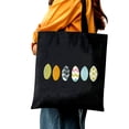 thumbnail image 5 of GOSMITH Happy Easter Bunny Rabbit Face Funny Easter Day Canvas Tote Bag for Women 14.1x15.7in, 5 of 6