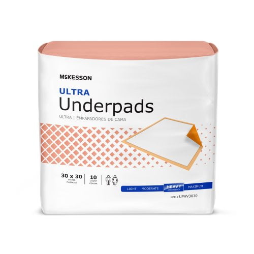 McKesson Brand UPHV3030, McKesson Ultra Underpad, 10/BG (730984_BG) 73033101