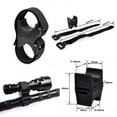 2PCS Black Rubber Bike Front Lamp Light Clamp Headlight Holder