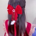 thumbnail image 4 of Lazo para el cabello con lazo grande, pinza para el cabello con lazo, accesorios para el cabello para mujeres y niñas, 4 of 7