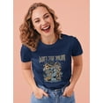 thumbnail image 2 of Don't Stop Smiling Shaped T-Shirt Women -Image by Shutterstock, Female x-Large, 2 of 4