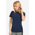 thumbnail image 3 of 3 Packs of Sofra Women's Short Sleeve Classic Fit Crew Neck T-Shirt Top, 3 of 4