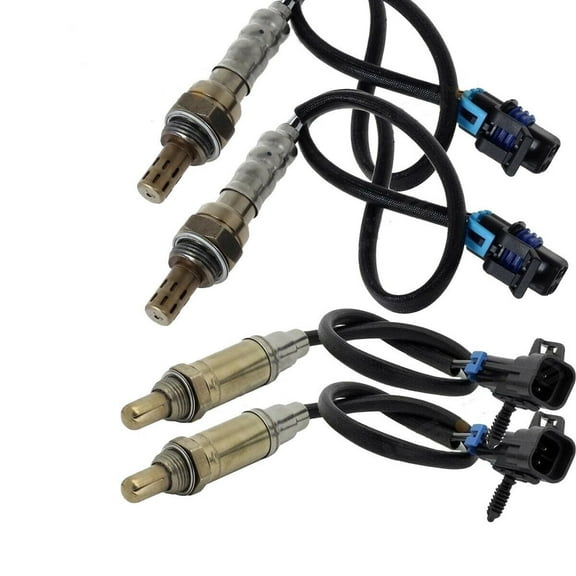 4pcs O2 Oxygen Sensor Upstream & Downstream For 2008-2012 Chevrolet Silverado 1500 WT 4.3L