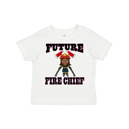 

Inktastic Future Fire Chief Girl Firefighter Gift Toddler Toddler Girl T-Shirt