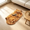 thumbnail image 5 of AMARHH Cat Shaped Fluffy Plush Floor Mat, Washable Faux Fur Animal Rug for Home Bedroom Living Room, Soft Cozy Bedside Decor Accent for Cat Lover Gift, 5 of 6