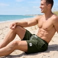 thumbnail image 5 of DAKIMOE Mens Shorts Corduroy Casual Elastic Waist Drawstring Summer Shorts Men with Pockets Lightweight Breathable Workout Shorts for Beach S to 2XL, 5 of 12