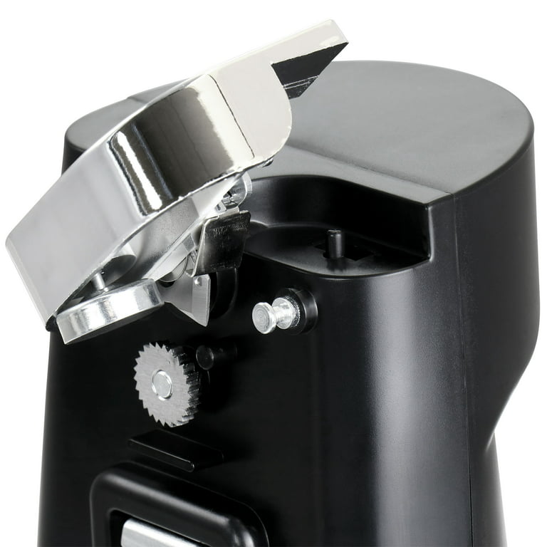 Commercial Stainless Steel Electric Can Opener With Knife Sharpener Cord  Storage