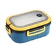 thumbnail image 2 of Fiambrera de 1200 ml perfecl Contenedor de alimentos 2 capas 3 compartimentos Azul, 2 of 8