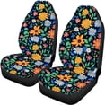 thumbnail image 5 of Pzuqiu Car Seat Covers, Compatible with Van Seats Front Seat, Car Seat Covers Full Set for Sedans Cars Lightweight, Floral Pattern, 5 of 10