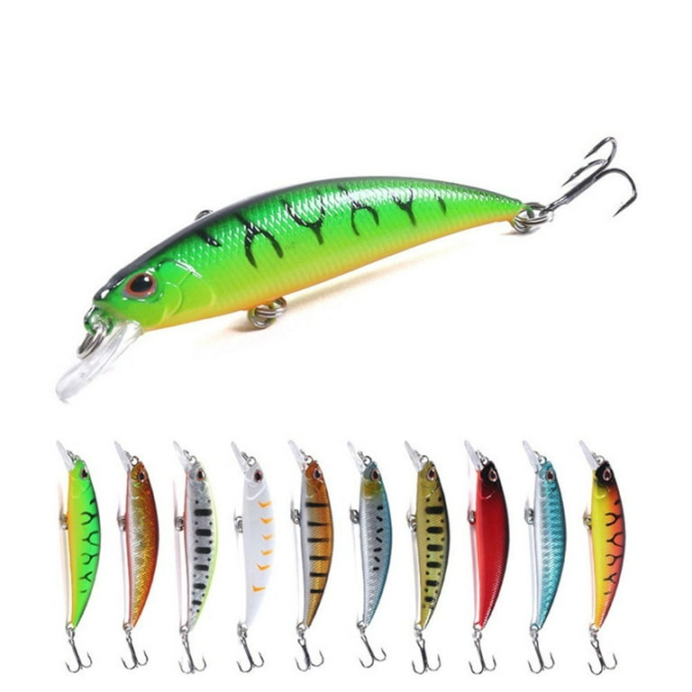 MYG 8cm 9g Fast Sinking Minnow Wobbler Fishing Lures Crankbaits Peche  trolling lure 