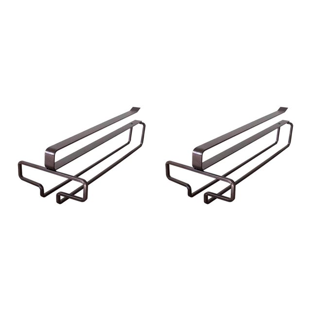 Bearachild Estante para copas de vino debajo del soporte del gabinete colgador sin perforaciones copas de hierro estante colgante hogar Type1 NO1