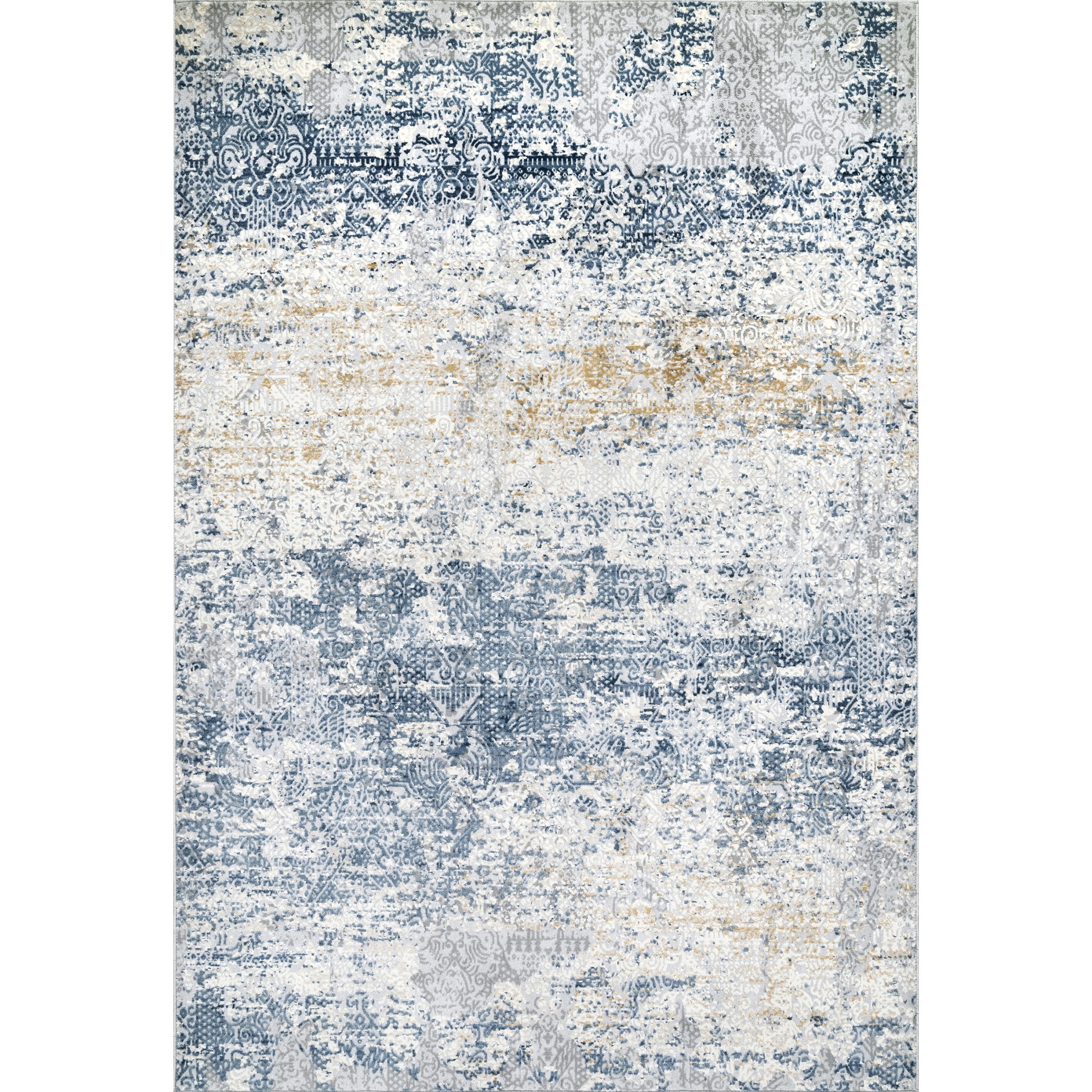 nuLOOM Wilde Abstract Distressed Area Rug, 5' x 8', Wilde Blue