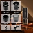 thumbnail image 7 of Plum Chef Portable Espresso Machine, 15Bar Pump Pressure Wireless Travel Coffee Maker with Self-Heating, 7500mAh Battery, 2-in-1 for Ground Coffee & Nespresso Capsules, for Camping Car Home Office –, 7 of 7