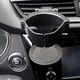 thumbnail image 5 of Portavasos, cenicero, toma de corriente para vehículo, portátil, plegable, estructura de metal, para oficina, accesorio para coche, viajes, diseño de 2 niveles, resistente, para dormitorio, 5 of 9