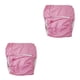 thumbnail image 1 of Soidarity Pañales de tela reutilizables para adultos Pantalones lavables Talla única Ayuda para la incontinencia Rosa 2piezas Rosa, 1 of 1