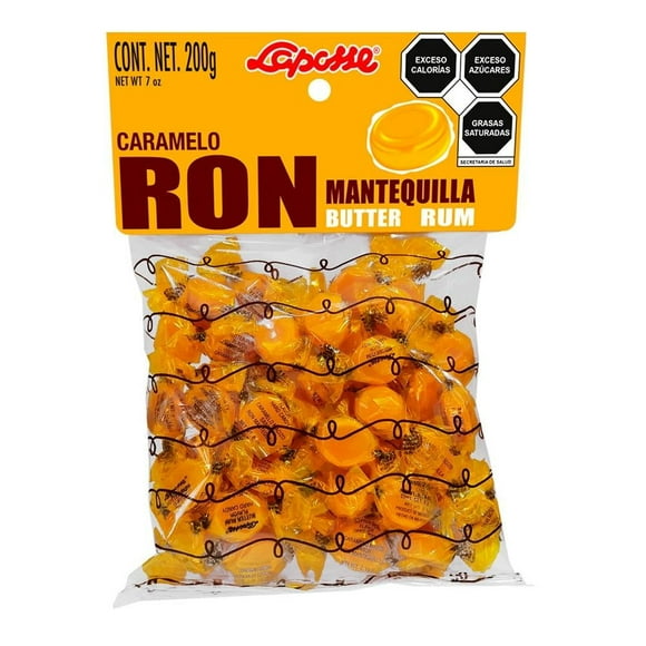 Caramelo Laposse sabor ron mantequilla 200 g
