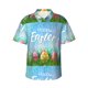 thumbnail image 1 of Fotbe Happy Easter Camisa Hawaiana para Hombre Unisex – Camisa Casual de Verano con Botones de Manga Corta de Algodón y Lino,Medium, 1 of 7