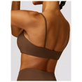 thumbnail image 4 of Sujetador deportivo con cuello cuadrado for mujer, tirantes finos, camisola acolchada, Yoga, espalda cuadrada inalámbrica, sujetador de entrenamiento, Top corto, 4 of 6