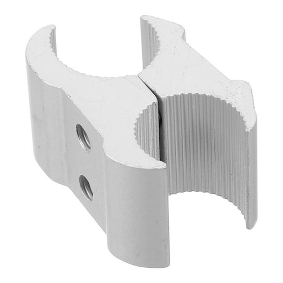 ADDHAT Silver Wheelchair Pipe Clamp, Durable Aluminium, Easy Installation