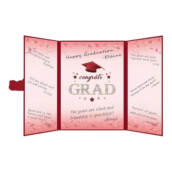 Graduation Decorations 2026 Graduation Guest Book to Sign Class Of 2026 Signature Guestbook Alternative Party Gifts Keepsake Congrats Grad Invitations Memory Card Board College