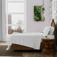 thumbnail image 6 of Dawn 3-Piece Sustainability Sheet Set, Ice White, Twin XL Size, Soft 90 GSM Microfiber, 60% Recycled, 6 of 7