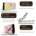 thumbnail image 5 of Xixirimido Women Clutch Bag Elegant PU Leather Evening Bags Envelope Handbags Clutch Purse with Detachable Chain for Party Wedding Prom, Colorful Tie-dye, 5 of 7
