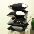 thumbnail image 6 of Set of 4 Throw Pillow Covers Black Decorative Throw Pillows for Couch Abstract Modern 18x18 Pillow Cases for Bed Sofa Living Room Accent Cushion Cover Boho Artistic Grey White, 6 of 6