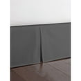 thumbnail image 3 of Braxton Gray Platform Bed Skirt Queen 15" Drop, 3 of 4