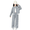Grey, variant on EnJoCho Youth Girls Hooded Sweat Set, Gentle Soft Soli𝖽 Color Zip-Up, 2-Piece Long Sleeve Loose Fleece Tracksuit for Halloween After School Casual Time