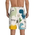 thumbnail image 2 of Yiaed Childish Dinosaur for Men's Soft Sleep Pajama Short Lounging Pajama Shorts-3X-Large, 2 of 8