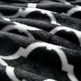 thumbnail image 1 of Madison Park Oversized Ogee Throw Black 60x70, 1 of 4