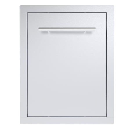 Texan 16 in. Stainless Steel 1-Drawer Trash Chute Unit