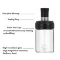 thumbnail image 3 of Sauce Jar Transparent Glass Combinat Spoon With Lid Canisters Storing Ing S Salt, 3 of 4