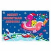 Personalized Barney Merry Christmas Placemat