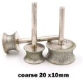 thumbnail image 1 of Concave Diamond Abrasive Wheel Arc Head Grinding Jewelry Carving Polishing Tool, 1 of 8