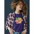 thumbnail image 2 of Tropical Toucan Paradise Vacation Graphic Women's T-shirt, 2 of 4