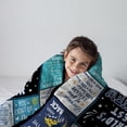 thumbnail image 3 of Nephew Gifts from Auntie, Fathers Day Nephew Blanket Gifts 50"x60", Nephew Gifts from Aunt Uncle, Birthday Gifts for Nephew, Best Nephew Ever Gifts, Christmas Graduation Gifts for Adult Nephew, 3 of 6