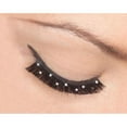 thumbnail image 2 of Women's Sexy Black Sequin Studded Fake Costume Eyelashes, 2 of 2