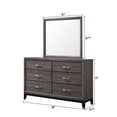 thumbnail image 4 of Shina Gray Panel Bedroom Set Special Full 3 Piece: Bed, 2 NightStands, 4 of 13