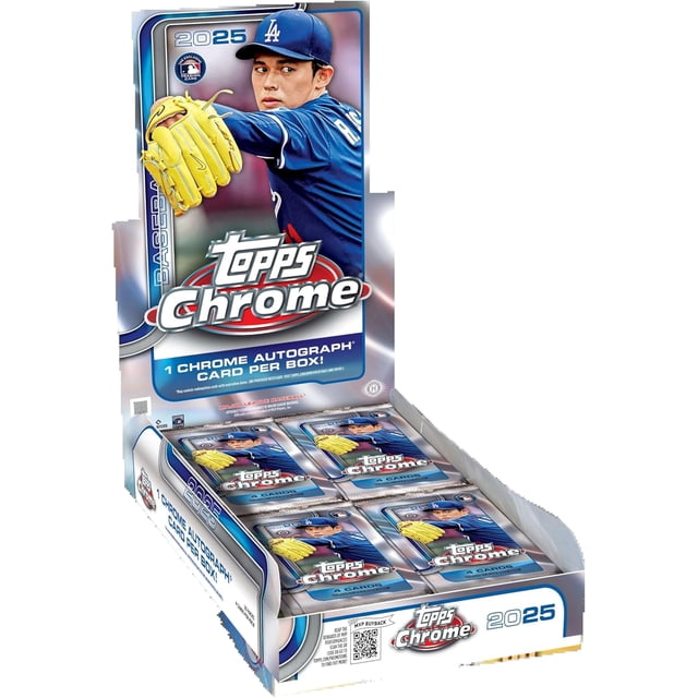 2025-26 Topps Chrome MLB Baseball Hobby Box
