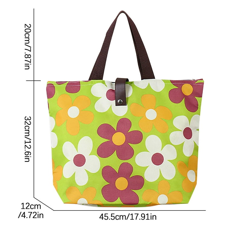XMMSWDLA Foldable Reusable Grocery Bags Folding Shopping Tote Bag Fits In Pocket Cloth Bags Lightweight Strongwomens Tote Bag Purse