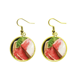 thumbnail image 1 of Pierna de cordero carne cruda textura de la comida Ear Dangle Golden Drop Earring Jewelry Mujer Unbranded M, 1 of 3
