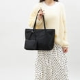 thumbnail image 4 of Win s Way Large Capacity Nylon Tote Bag for Women, Lightweight Extra Large Tote with Inner Pocket for Travel Work Shopping, 4 of 4