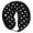 Black, variant on NFTIGB Inflatable Dog Cone Collar Soft Pet Recovery Collar for Dogs and Cats After Surgery Prevent Biting Scratching Protective Neck E-Collar Black and White Dots Small (3.15 inches / 8.00 cm)