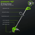 thumbnail image 2 of Greenworks 40V 12" String Trimmer (Tool Only) - STF309, 2 of 7