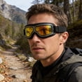 thumbnail image 1 of Motorcycle Goggles Fits Over Glasses Soft Padded Riding Glasses With Slip Strap, 1 of 4